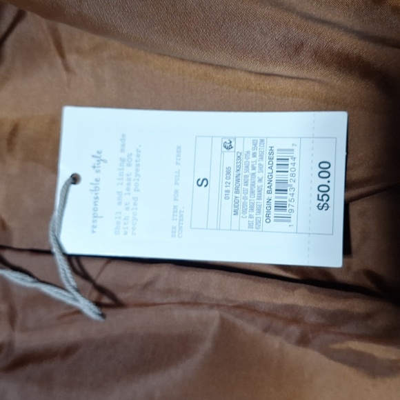 NWT  A new Day brown small pea coat - Picture 8 of 13